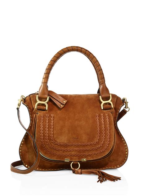 chloe marcie medium satchel replica|chloe marcie suede.